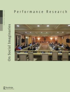 Front cover of Performance Research: Volume 29 Issue 2 - On Social Imaginaries